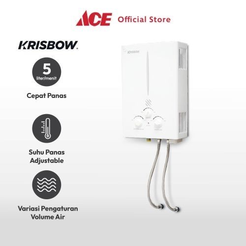 Ace - Krisbow Water Heater Gas Kgh-6W