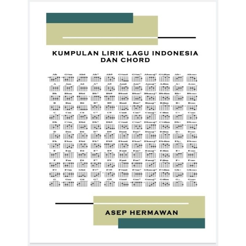 

[EB-1191] Kumpulan Lirik Lagu Indonesia & Chord Gitar - PDF