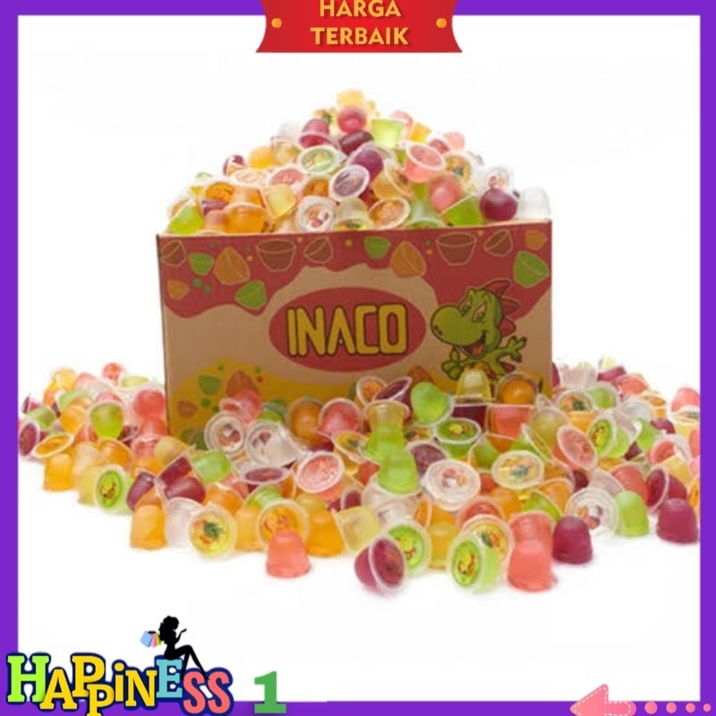 

Jelly Inaco 1kg Kiloan Isi +/- 64-65pcs INACO JELLY 1kg JATIM KILOAN KARTONAN EXP 2026