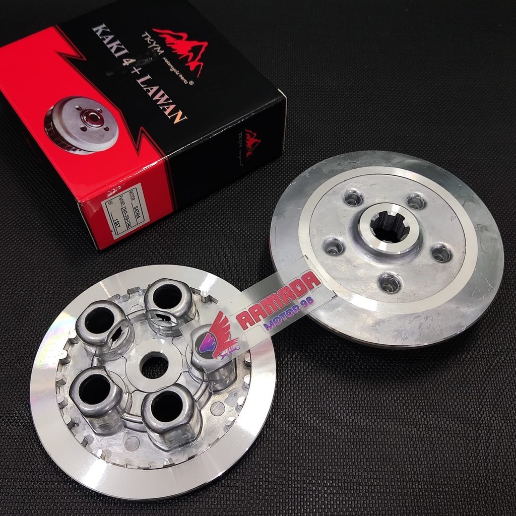 KAKI 4 + LAWAN RUMAH KOPLING SATRIA 2 TAK SPAREPART TAKAYAMA