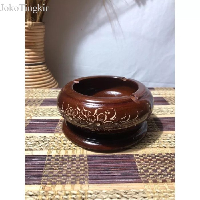 

Asbak Kayu Jati Cukit/Ukir murah