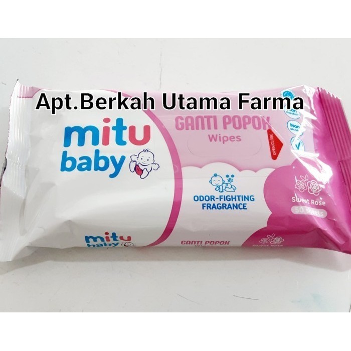Tisu Basah Mitu Baby Sweet Rose isi 50