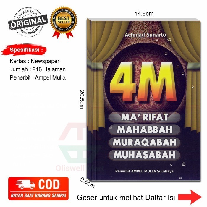 Buku Agama Islam 4M Ma'rifat Mahabbah Muraqabah Muhasabah