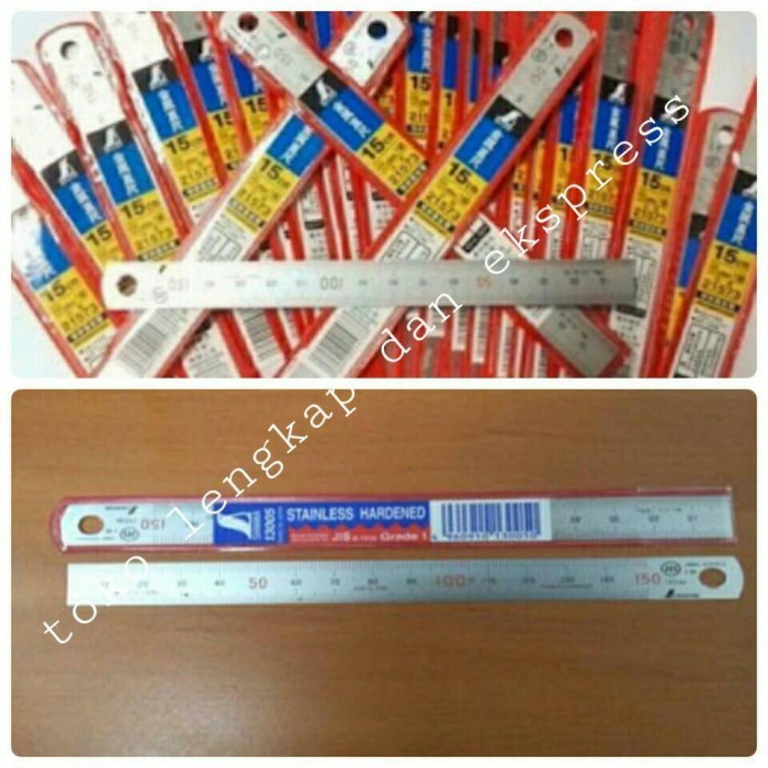 

penggaris stainless steel / penggaris SHINWA 15CM JAPAN