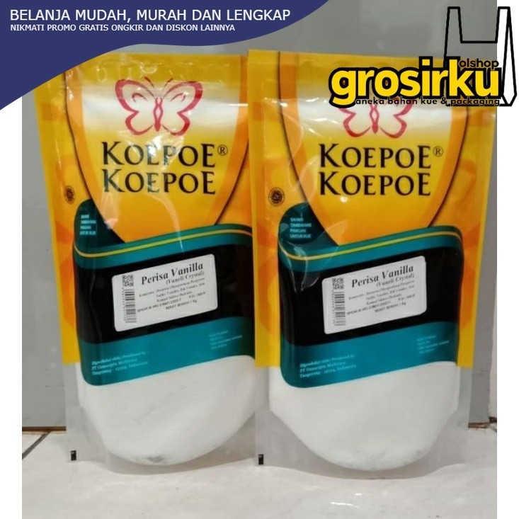 

KOEPOE KUPU PERISA VANILLA / VANELI CRYSTAL 1kg