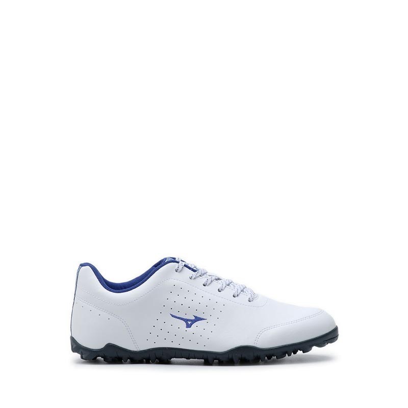 MIZUNO GOLF WIDE STYLE LIGHT SHOES MEN'S - WHITE/ULTRAMARINE