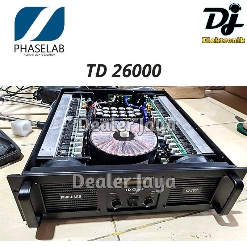 Power Amplifier Phaselab / Phase Lab TD 26000 / TD26000 - 2 channel