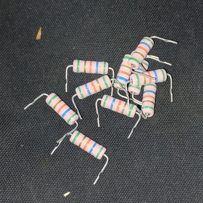 resistor 56k 3w original japan R 56 K kilo 3 watt w 3watt 3wat ori Fajar Fajar elektro 2