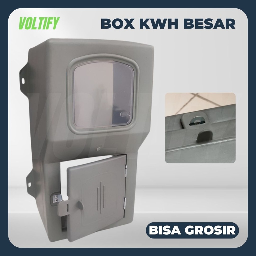 (Voltify) Box Meteran KWH Besar Listrik Outdoor Anti Rusak Tahan Lama Instalasi Mudah PLN Pascapraba