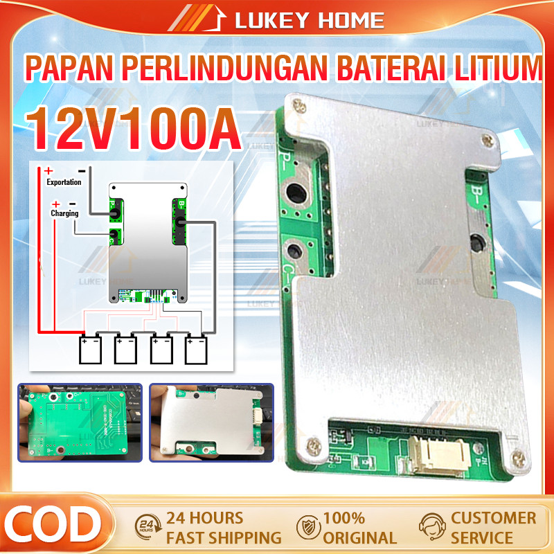 BMS 4S 120A 12V lifepo4 3.2V COMMON PORT BMS 120A BMS120A