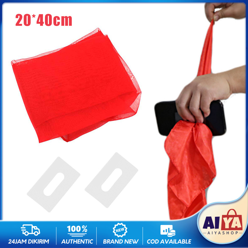 Silk Thru Phone - Magic Sulap Kain tembus layar Handphone - alat sulap