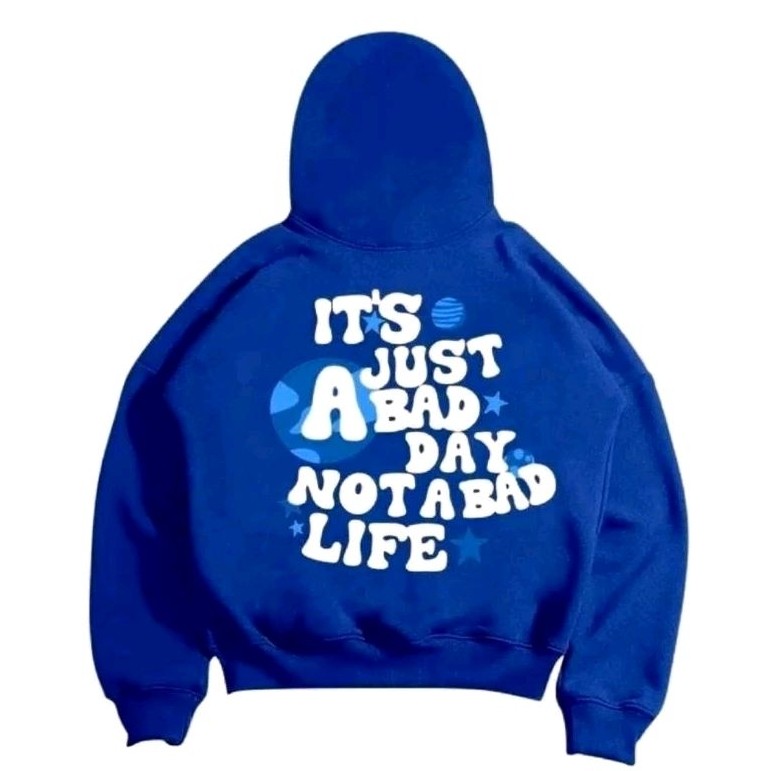 FR54E HOODIE BOXY OVERSIZE ITS JUST BIRU