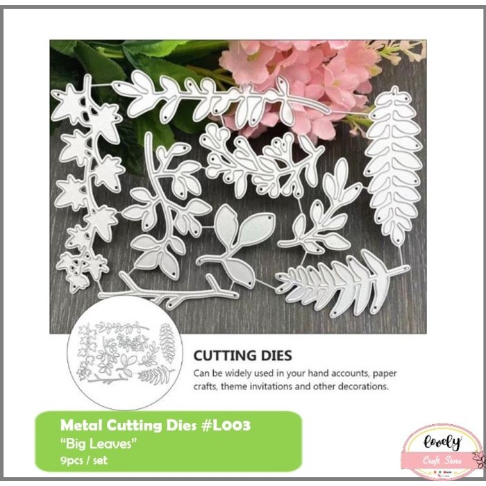 

Metal cutting dies - feather, leaf for cards, scrapbook #171