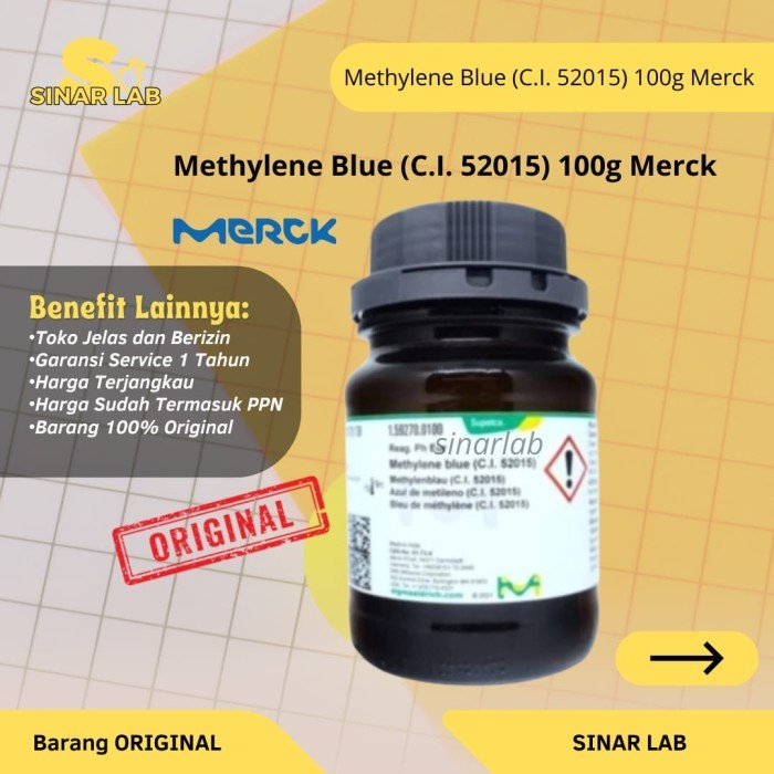 Methylene Blue (C.I. 52015) 100g Merck