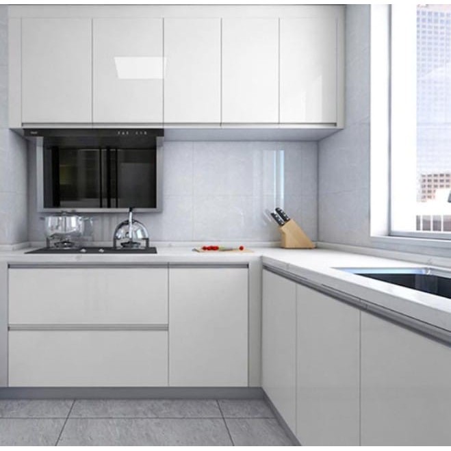 Wallpaper PVC Sheet 50 Meter | Kamar Dinding Tembok Dapur Meja Kamar Mandi Lemari Rak | Motif Kayu E