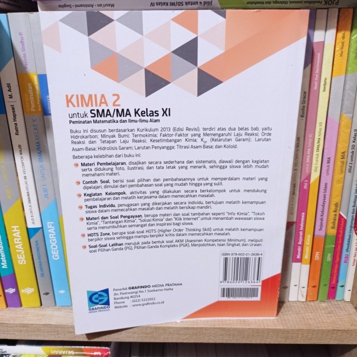

NEW PRODUK Buku Kimia Kelas XI Revisi Grafindo