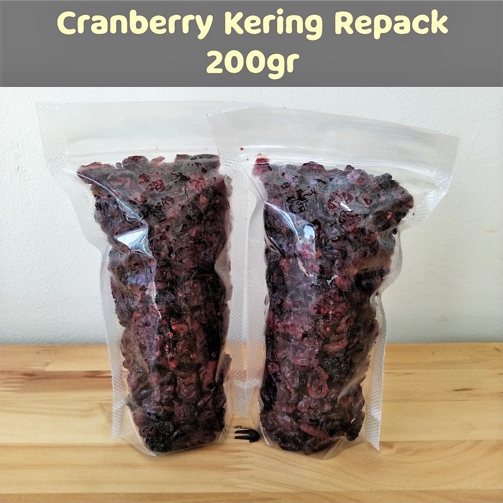 

pekanbaru / Dried Cranberry / Buah Kranberi Kering Repack 200gr