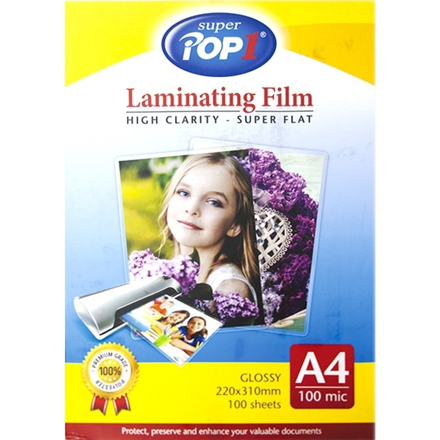 

POP 1 LAMINATING FILM A4 / PLASTIK LAMINATING PACK