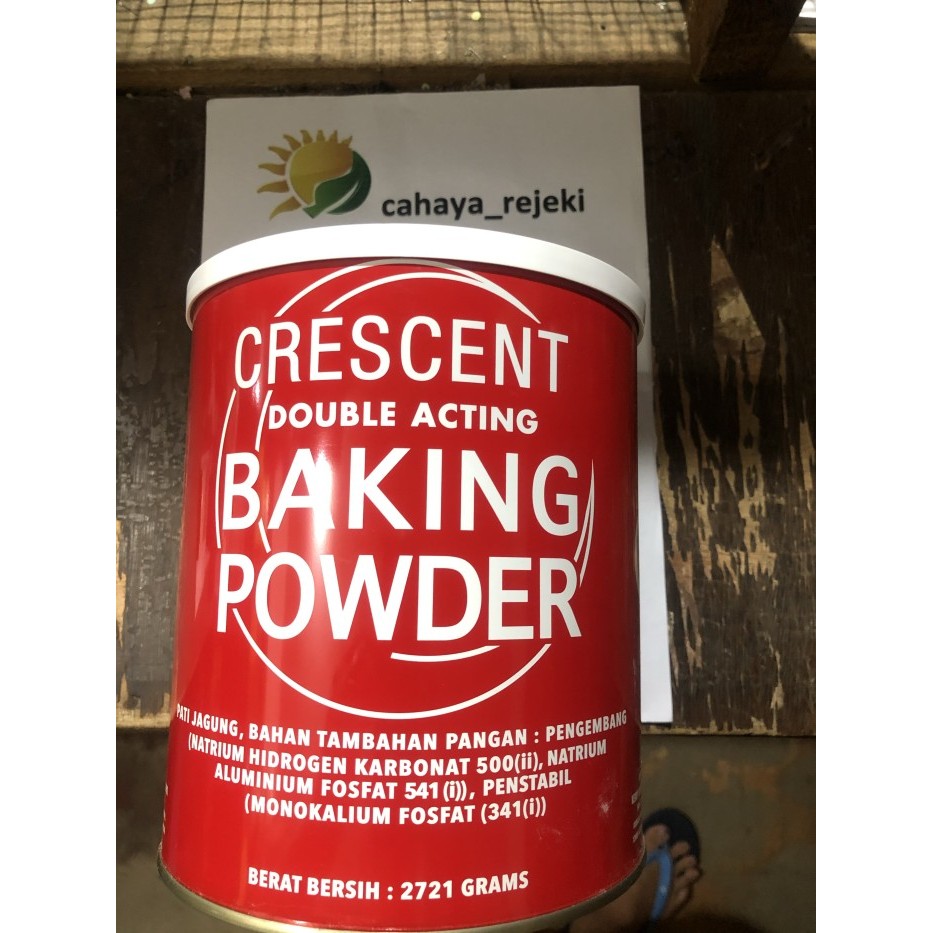 

CRESCENT BAKING POWDER (DOUBLE ACTING) uk. 2,72kg