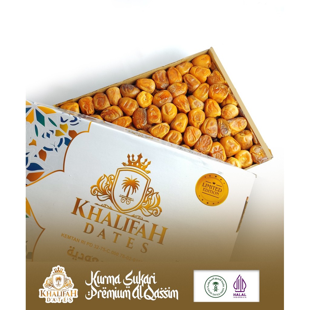 

Kurma Sukari Khalifah Dates Kemasan 3kg ︱100% Original Premium