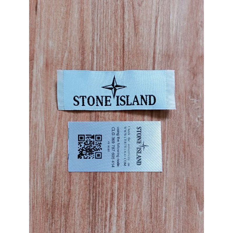 

kaos Officialtag label stone island atas dan barcode