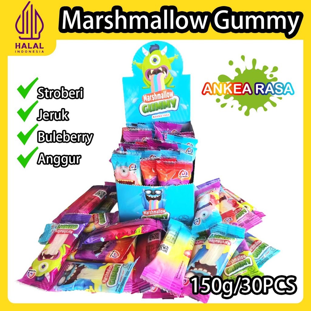 

[Halal] Tiga Domba Marshmallow Gummy-Aneka Rasa Buah