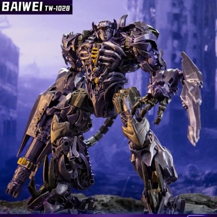 Collection Kids Mainan Robot Transformers Shockwave TW-1028 Baiwei Tengwei