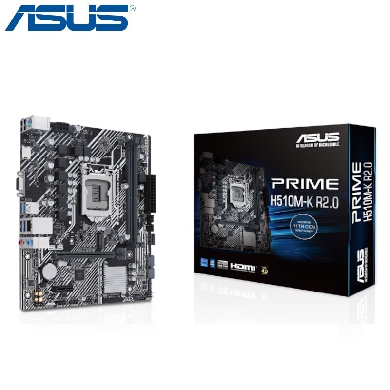 ASUS PRIME H510M-K R2.0 | Intel H470 LGA 1200 DDR4 micro-ATX