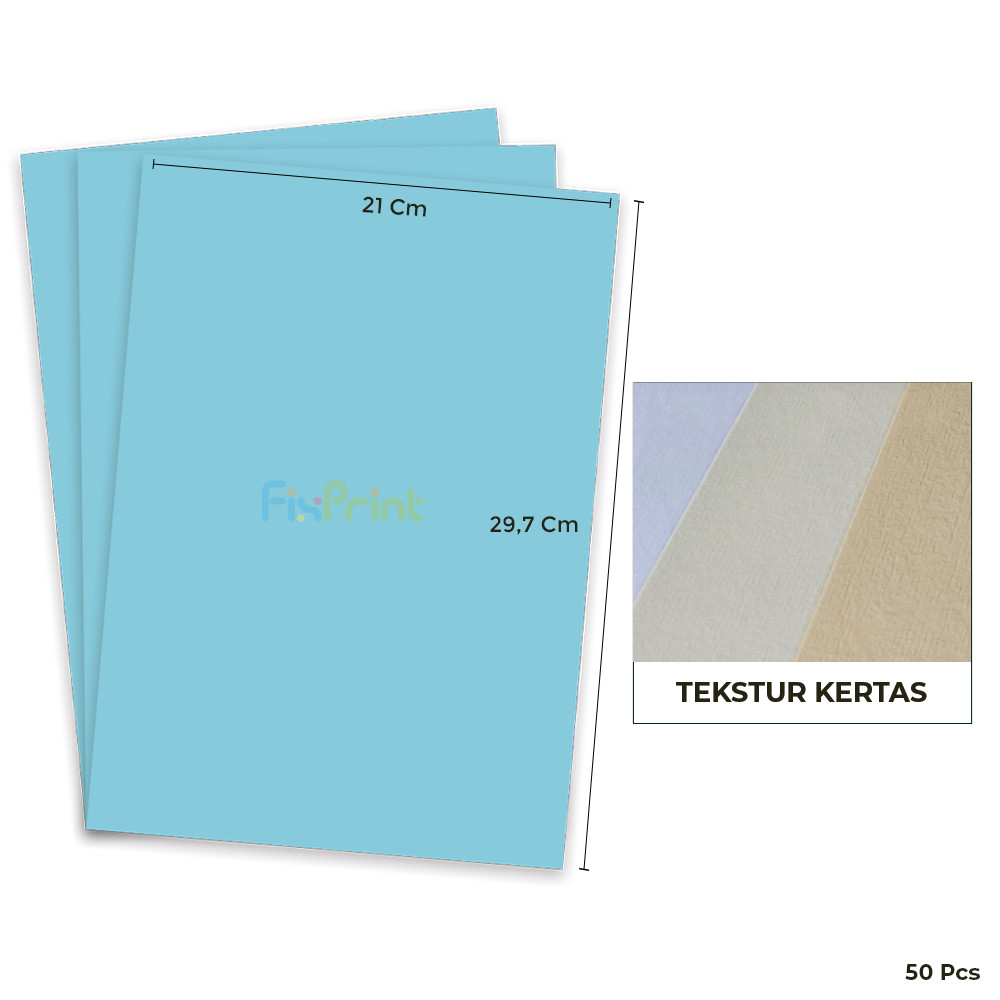 

Kertas Concorde 90gr A4 1 pack isi 50 Pcs Inkjet Laserjet 210mm x 297mm