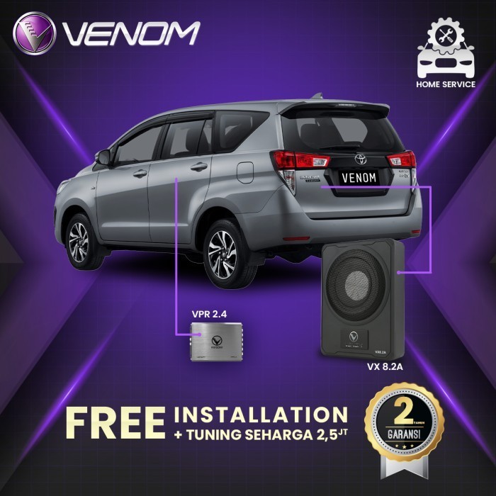 (NEW)- Venom Express Toyota Innova Paket Audio Mobil