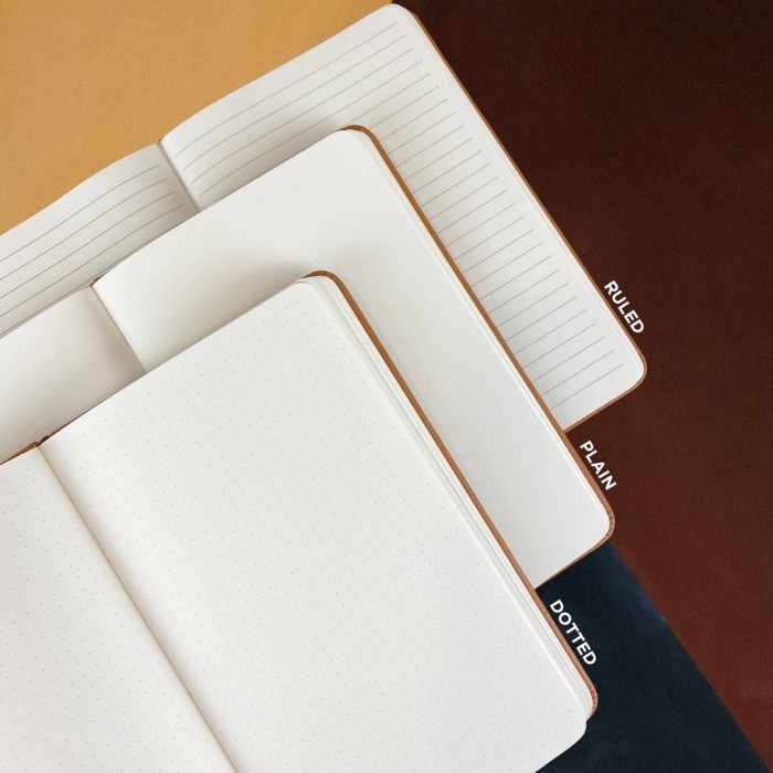 

Notebook Large A5 - Hunter Green Fabric - Buku Jurnal / Agenda - Dotted