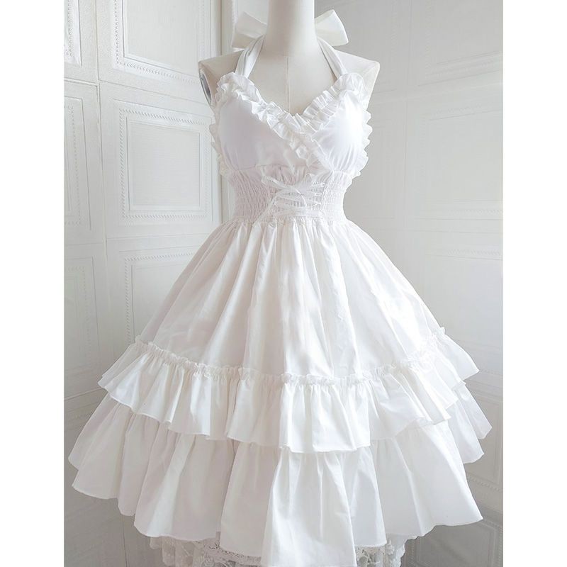 【 Full style 】 Classic and elegant camisole dress Lolita dress Lolita retro soft girl dress JSK cami