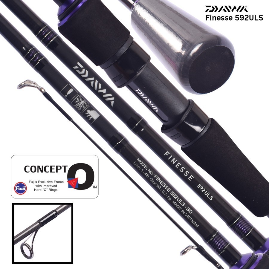 Joran UL daiwa Finesse 592 ULS - SD Indonesia Memancing