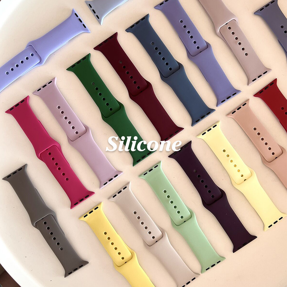 Silicone Sport Strap for iWatch Apple Watch Ultra / Ultra 4 3 2 49mm Series 12 11 10 9 8 7 1 2 3 4 5
