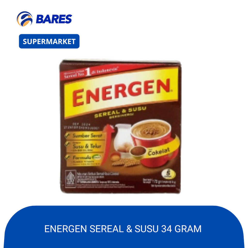 

Energen Sereal Coklat Pouch/10 Sachet 34 gram