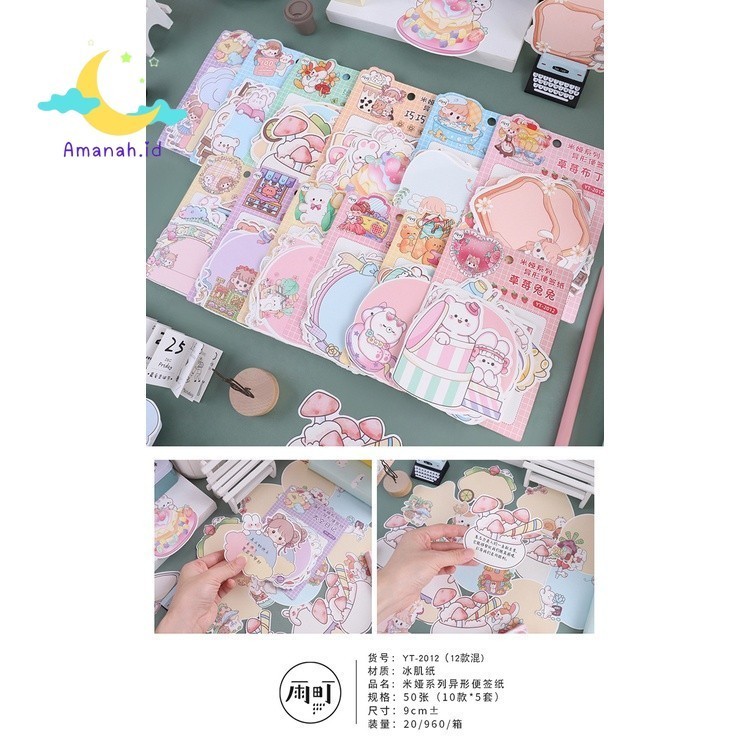 

AMANAH.ID - Sticky Notes Karakter Lucu / Stiker note Super Cute / sticky notes karakter