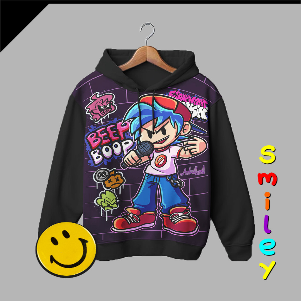 Hoodie Anak Jaket Anak Game Anime Friday Night Funkin FNF Pakaian Anak Umur 1-12 Tahun 10072_JA