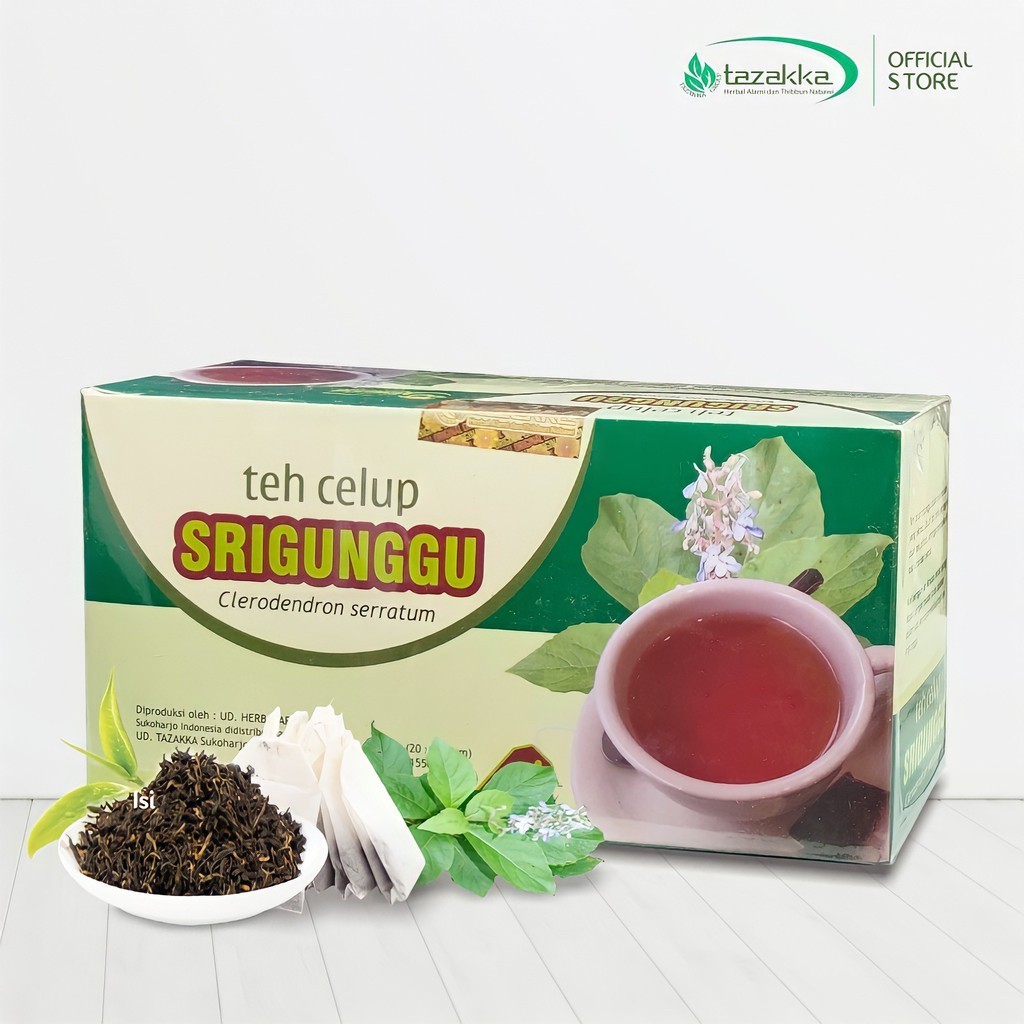 

Teh Daun Srigunggu Tazakka ORIGINAL Teh Herbal Gurah Untuk Mengobati Batuk dan Sesak Nafas Asma bq