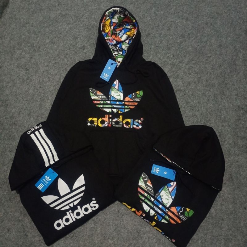 OONLINENAN.ID HOODIE ADIDAS CLASIC PULL TAG WASH + LEBEL PREMIUM RASA ORI ,JAKET ADIDAS - HOODIE ADI