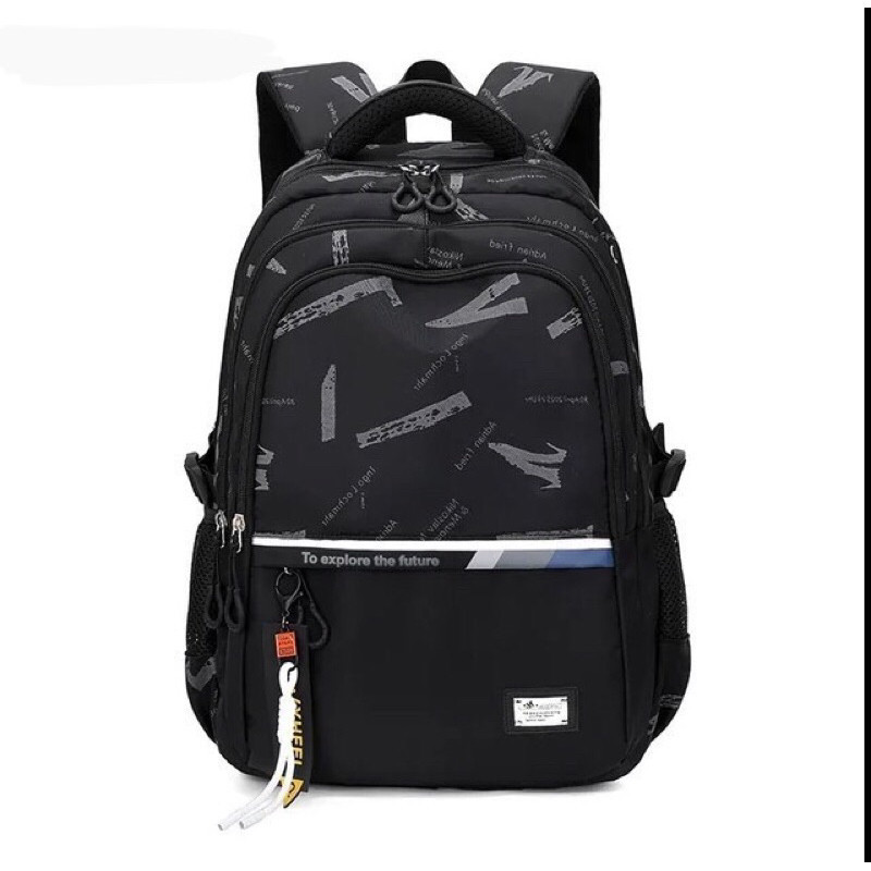 Tas ransel pria Explore the Future tas ransel laptop tas sekolah anak laki laki tas ransel anak SD S