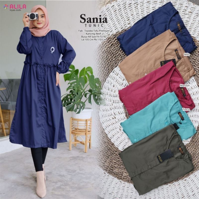 CALLIANA - COD ELLE SILLY ORIGINAL ALILA TUNIK ELLE SANIA MAZAYA ATASAN BUSUI POLOS TOYOBO FIT XL LD