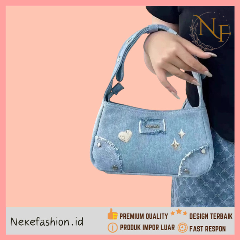 NEKE FASHION Premium Kualitas - Tas Cewek Kecil Tas Hand Bag Wanita Tas Hand Bag Cewek Tas Bahu Deni