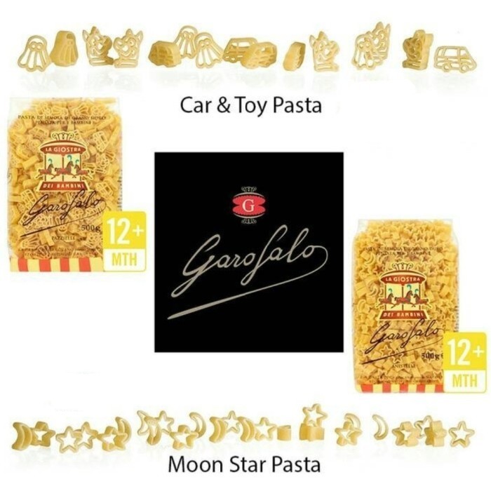 

Garofalo Kosher Car Toy Star Moon Shape Kid Pasta Anak Bentuk Lucu