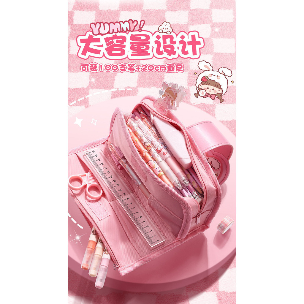 

Kotak Pensil Lucu Pink Anak BYC-TW016 SF6