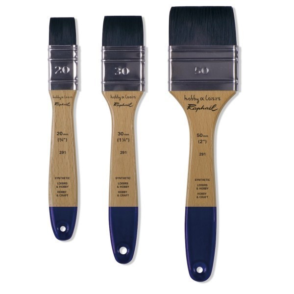 

Raphael 291 Kuas Lukis Flat Hobby and Loisirs Spalter Synthetic Brush