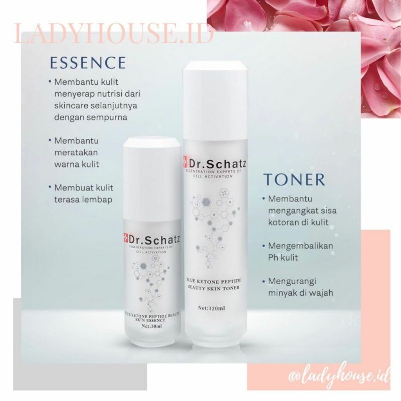 Skincare Dr Schatz CLEANSER / TONER / CREAM /EMULSION / DR.SCHATZ ESSENSSE / DR.SCHATZ BLUE KETONE P