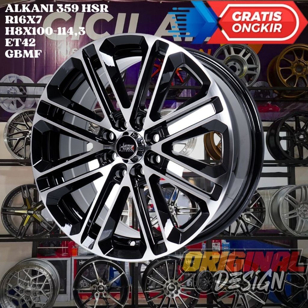 Velg Mobil GRAND LIVINA , KIJANG , RAIZE , ROCKY , HSR ALKANI RING 16 R16