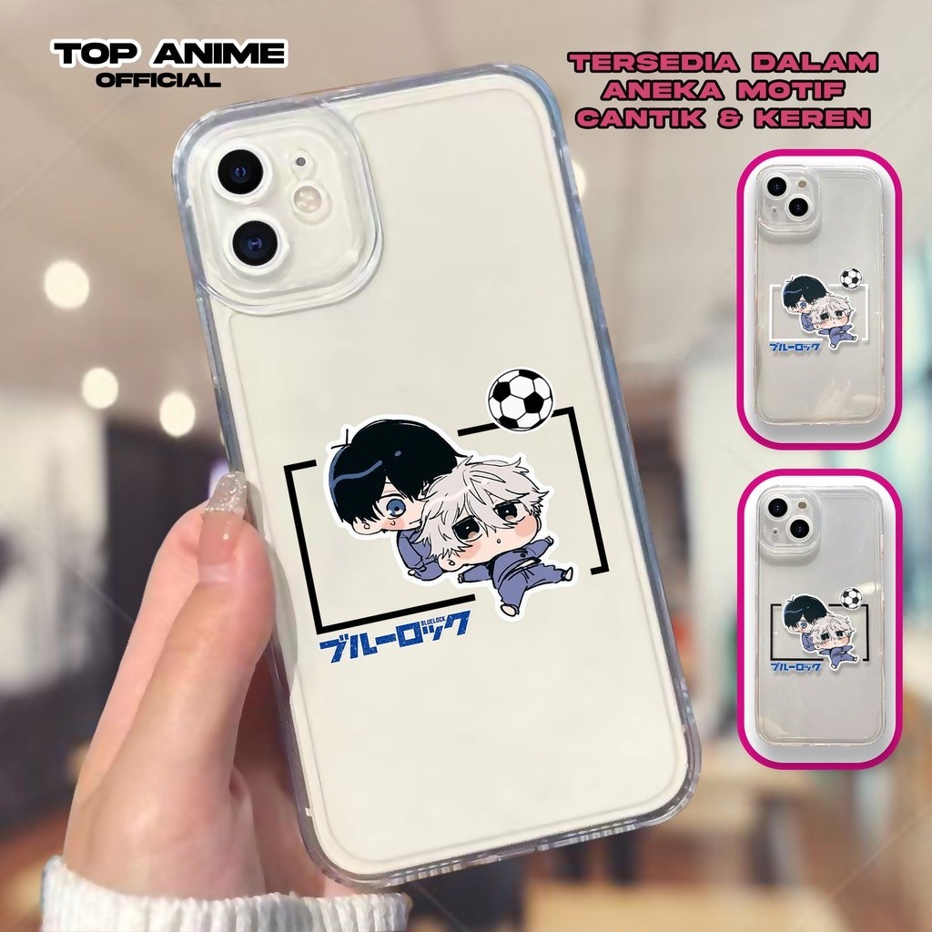 Softcase Bening Transparan Xiaomi Poco M3 F4 X3 X3GT M4PRO M5S C55 M3PRO TA123 Blue Lock Faint Ball 