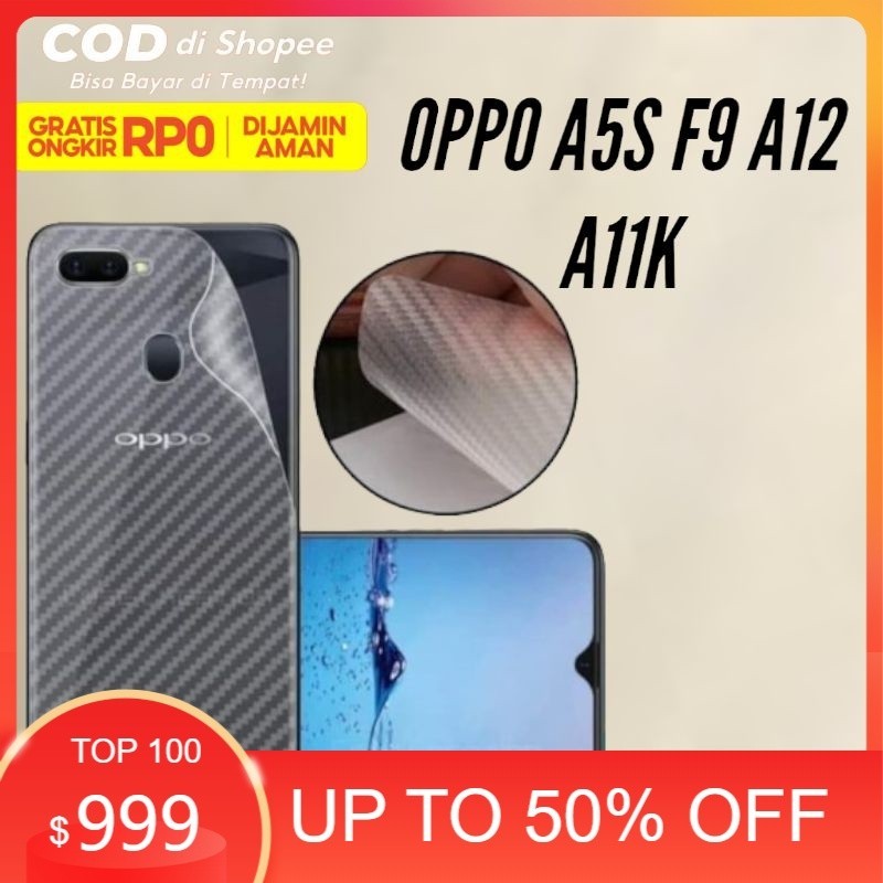 SEKIN CARBON OPPO A5S/A7 A12 /ANTI JAMUR PELINDUNG JAMUR BELAKANG HP