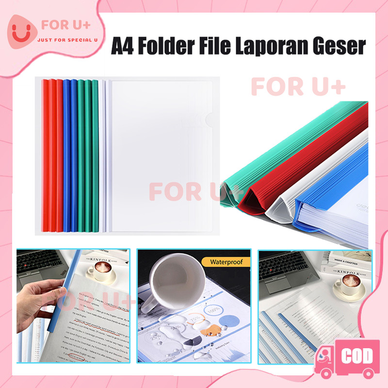 

Clear Sleeve A4 Putih Bening / File Folder Plastik Mika Transparan / Business File polos